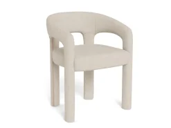 Eetkamerstoel Cole Met Armleuning Apia Beige - Giga Living