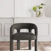 Eetkamerstoel Cole Met Armleuning Apia Donkergrijs - Giga Living