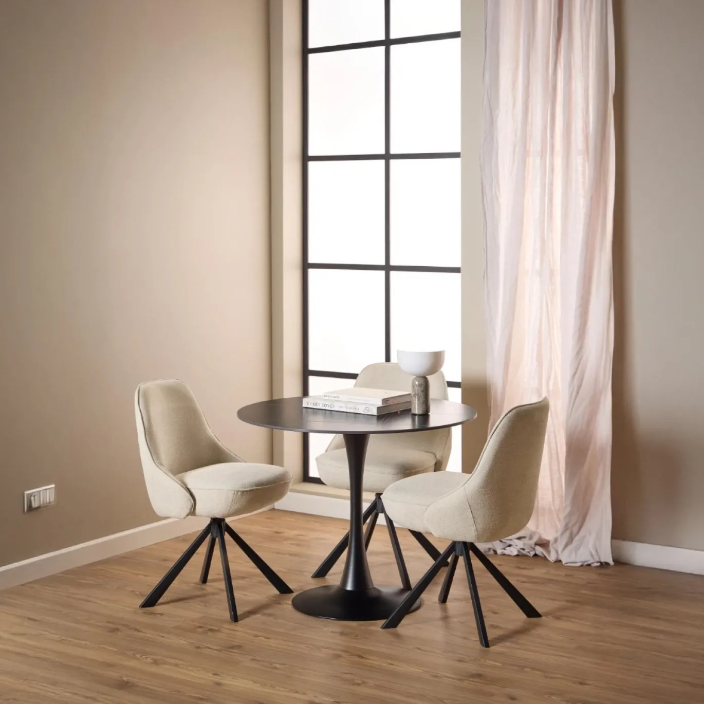 Eetkamerstoel Cor Beige Apia - Giga Living