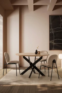 Eetkamerstoel Cori Beige - Giga Meubel