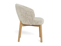 Eetkamerstoel Darlene Met Armleuning Juto Beige Set van 2 - Giga Living