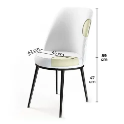 Eetkamerstoel Dexa Cappuccino Set van 6