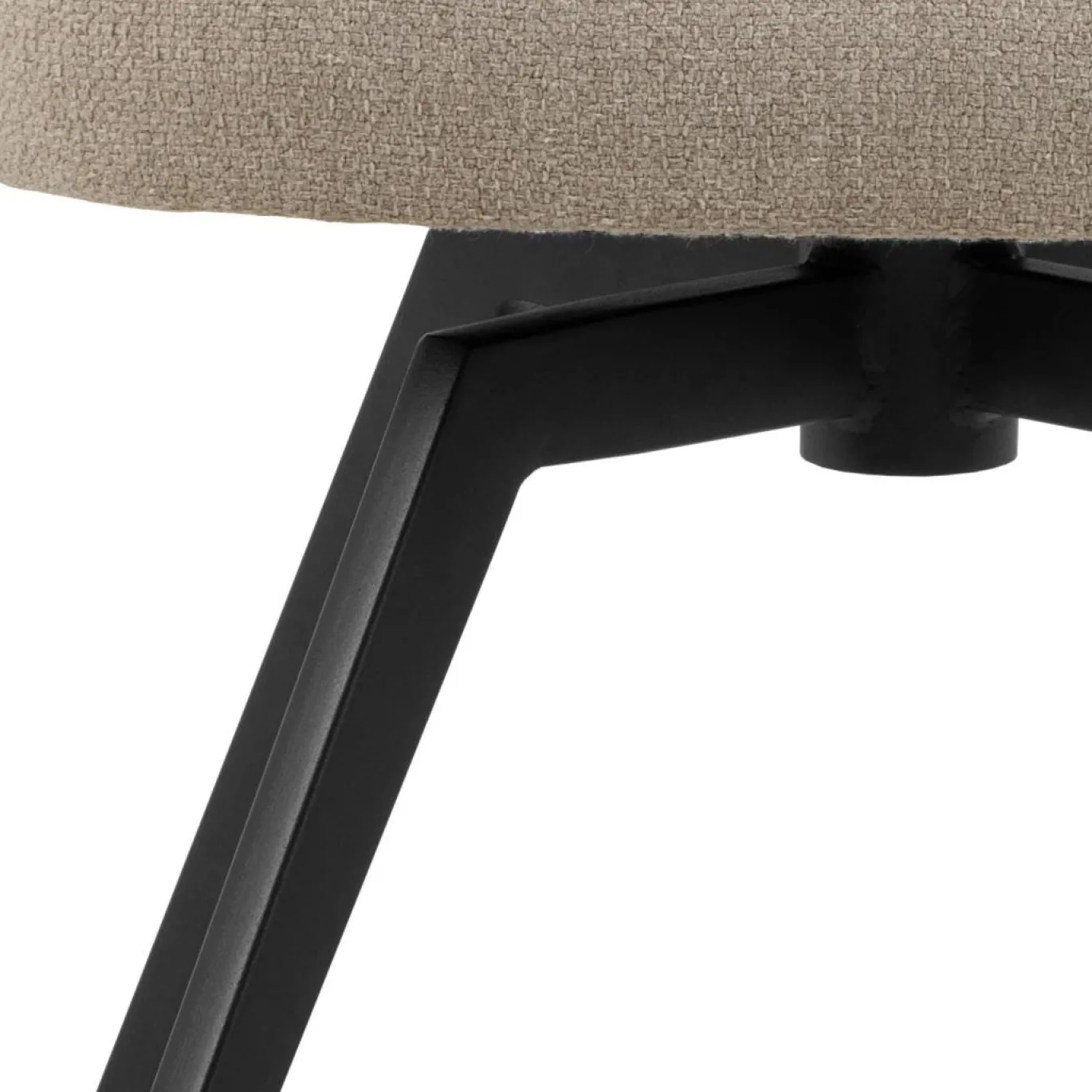 Eetkamerstoel Durin met Armleuning Beige - Giga Living