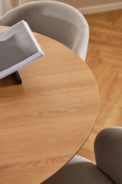 Eetkamerstoel Durin met Armleuning Beige - Giga Living