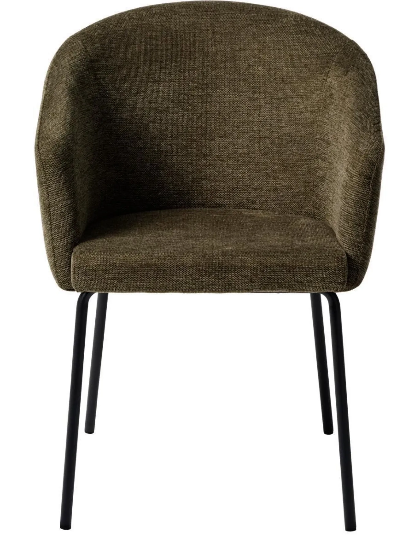 Eetkamerstoel Easton Olive Groen Fabric - Giga Living