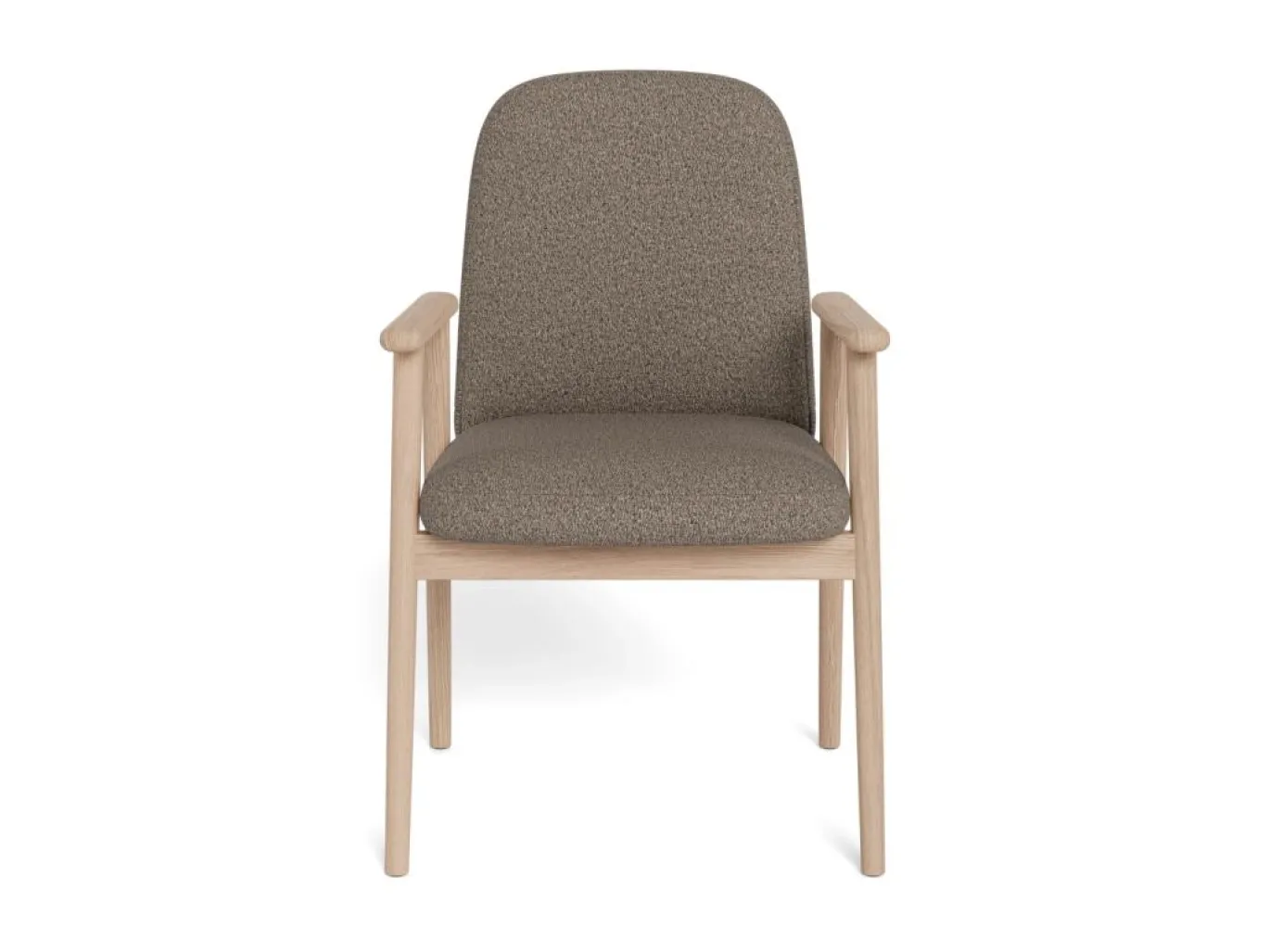 Eetkamerstoel Ellen Met Armleuning Cona Taupe Set van 2 - Giga Living