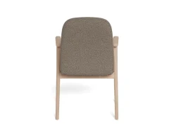 Eetkamerstoel Ellen Met Armleuning Cona Taupe Set van 2 - Giga Living