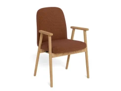 Eetkamerstoel Ellen Met Armleuning Basel Terracotta Set van 2 - Giga Living
