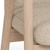 Eetkamerstoel Ellen Met Armleuning Cona Beige Set van 2 - Giga Living