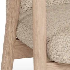 Eetkamerstoel Ellen Met Armleuning Cona Beige Set van 2 - Giga Living