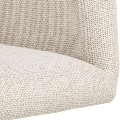 Eetkamerstoel Erwin Met Armleuning Basel Beige - Giga Living