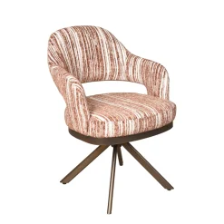 Eetkamerstoel Firenze Be Stylish Mocca Mousse Venus Draaibaar Anodic