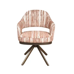 Eetkamerstoel Firenze Be Stylish Mocca Mousse Venus Draaibaar Anodic