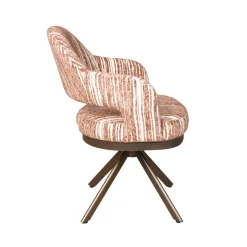 Eetkamerstoel Firenze Be Stylish Mocca Mousse Venus Draaibaar Anodic