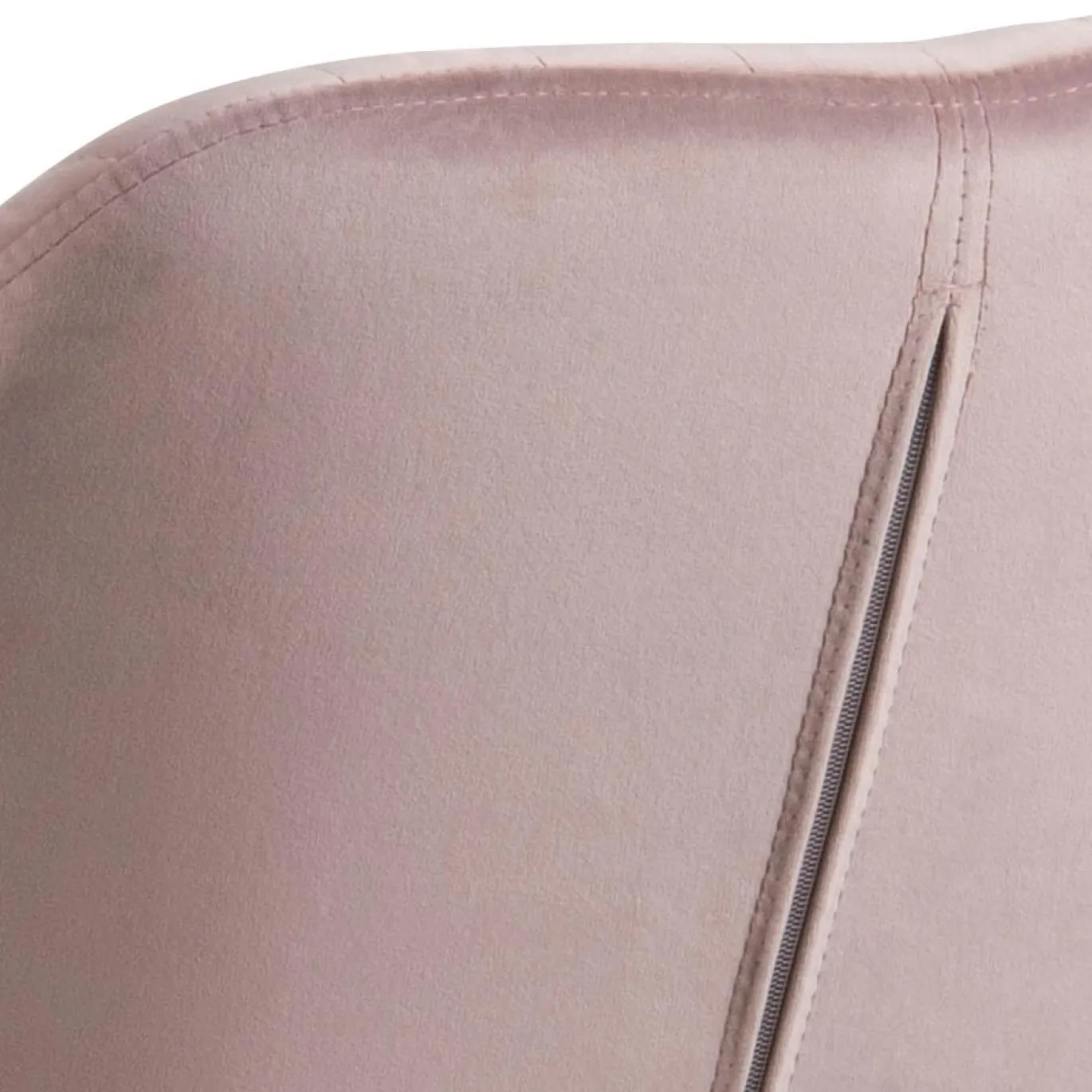 Eetkamerstoel Fiska Met Armleuning Dusty Rose/naturel - Giga Living