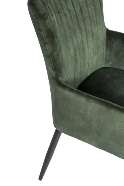 Eetkamerstoel Gernot Vintage Velvet Groen - Giga Meubel