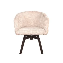 Eetkamerstoel Imola Be Lovely Beige Mars Draaibaar Anodic