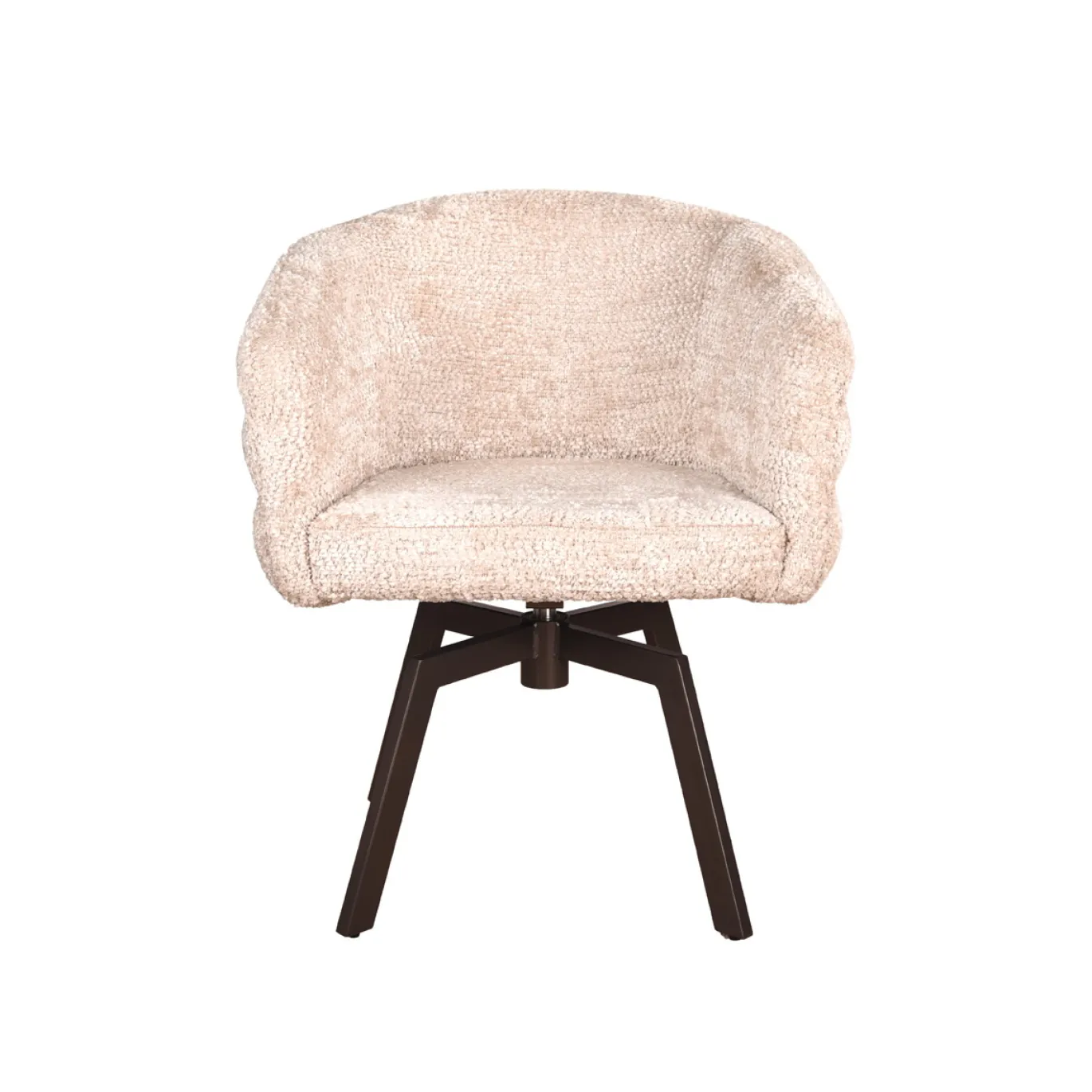 Eetkamerstoel Imola Be Lovely Beige Mars Draaibaar Anodic