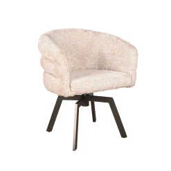 Eetkamerstoel Imola Be Lovely Beige Mars Draaibaar Anodic