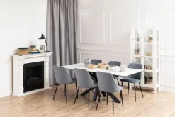 Eetkamerstoel Ingel Grijs Loyd - Giga Living