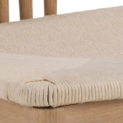 Eetkamerstoel Irenka Met Armleuning Paper Plaits Off White - Giga Living