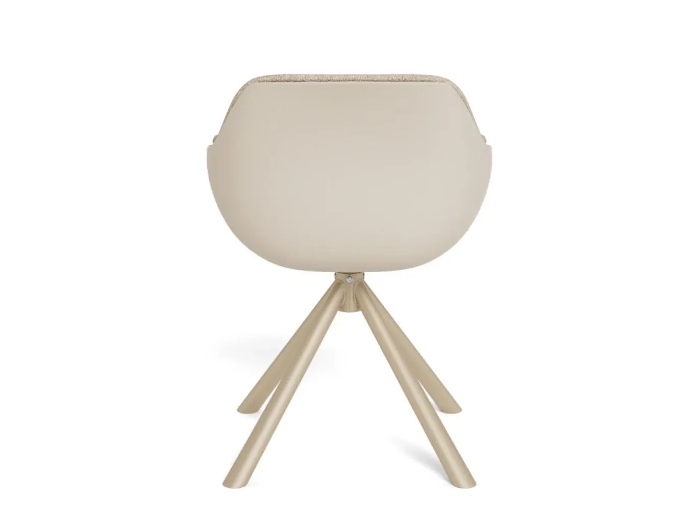 Eetkamerstoel Ivar Cona Beige Draaibaar Set van 2 - Giga Living