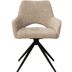 Eetkamerstoel Josh Beige Draaibaar - Giga Meubel