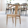 Eetkamerstoel Julen Met Armleuning Paper Plaits Off White - Giga Living