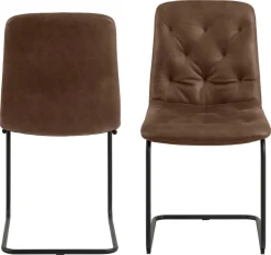 Eetkamerstoel Karna Bruin Kentucky - Giga Living