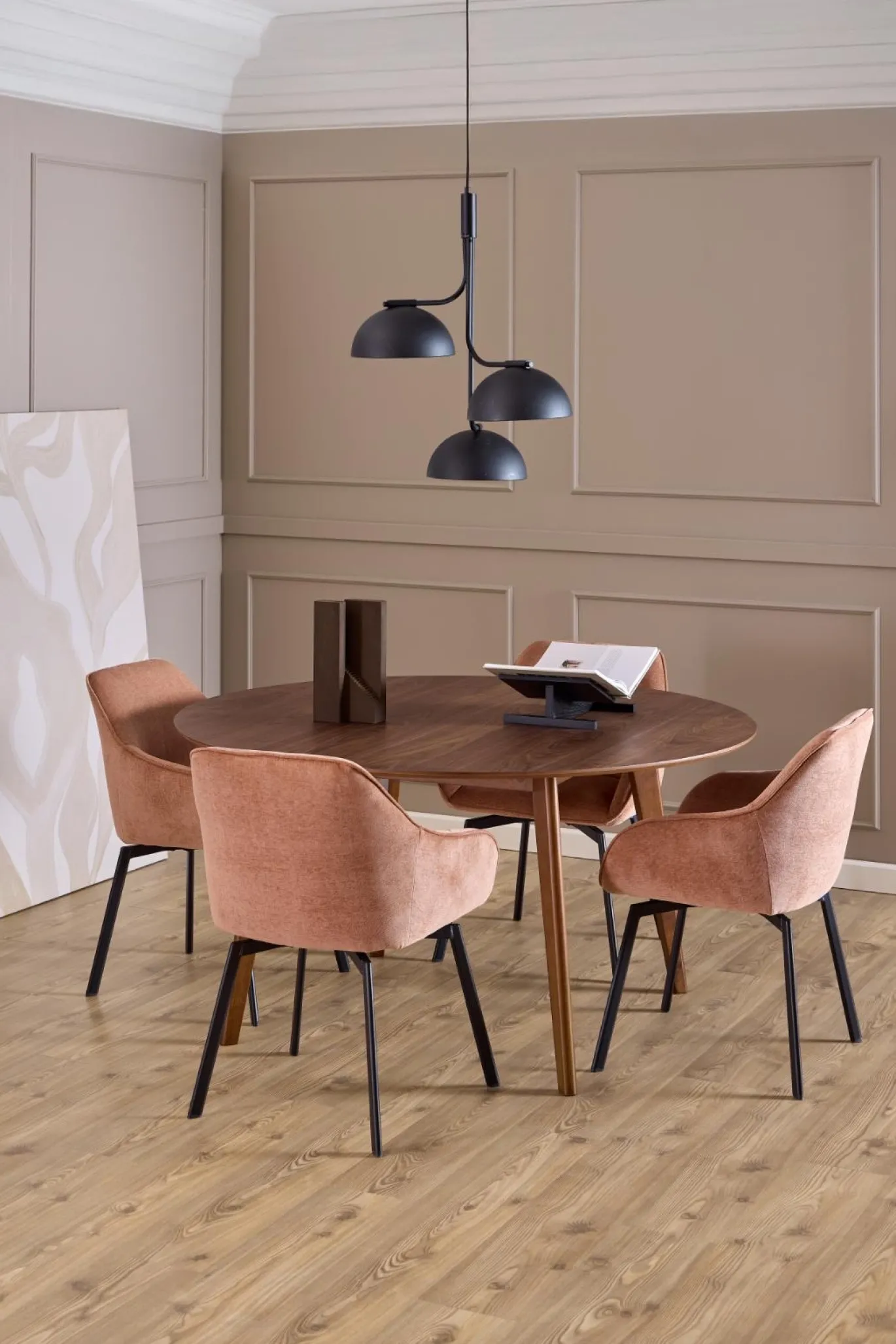 Eetkamerstoel Klaasje Met Armleuning Rosewood Danny - Giga Living