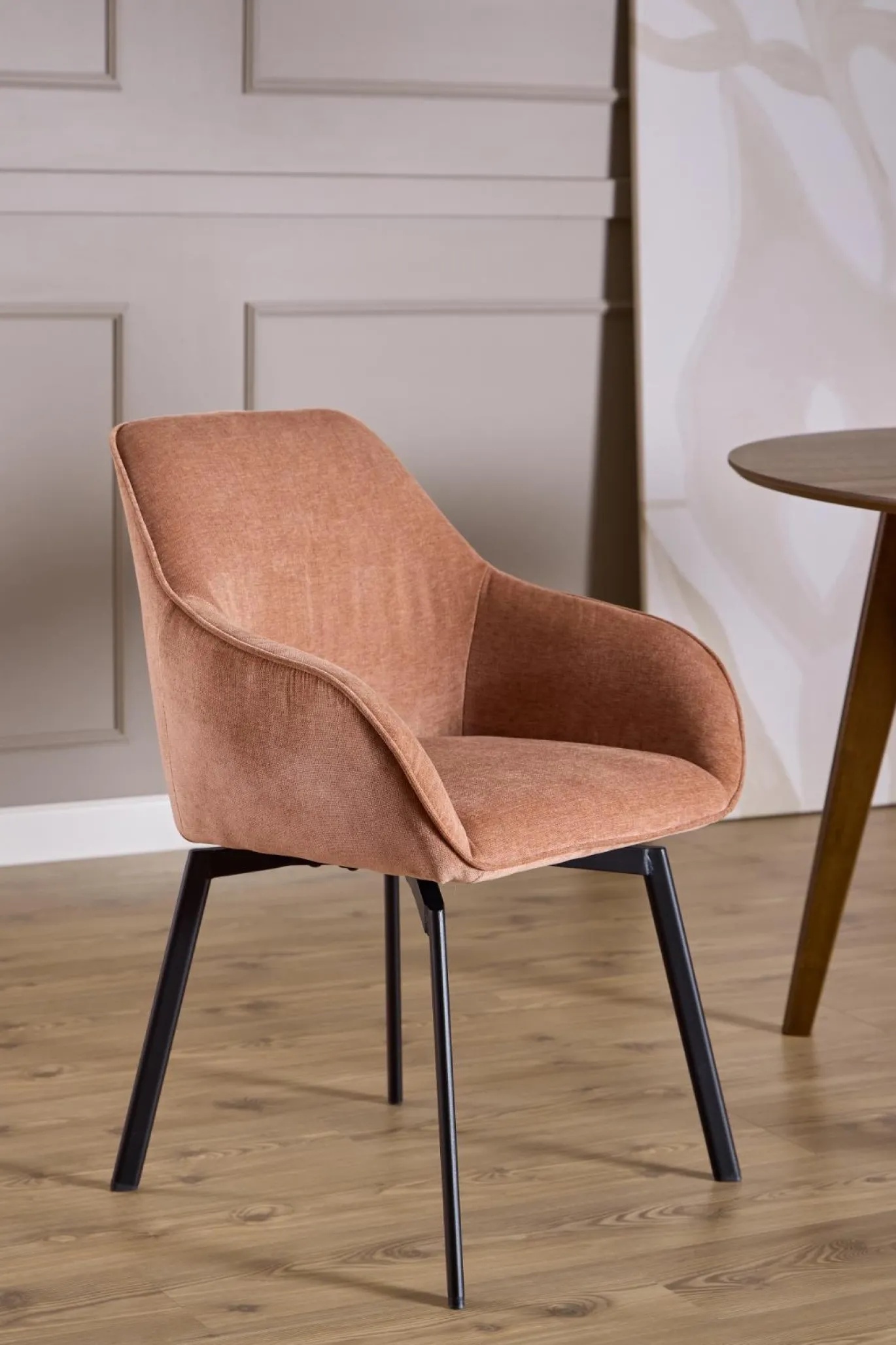 Eetkamerstoel Klaasje Met Armleuning Rosewood Danny - Giga Living