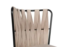 Eetkamerstoel Kusakli Velvet Crème Set van 2