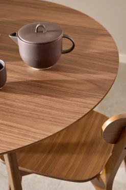 Eetkamerstoel Levi Walnut Fineer Mat - Giga Living