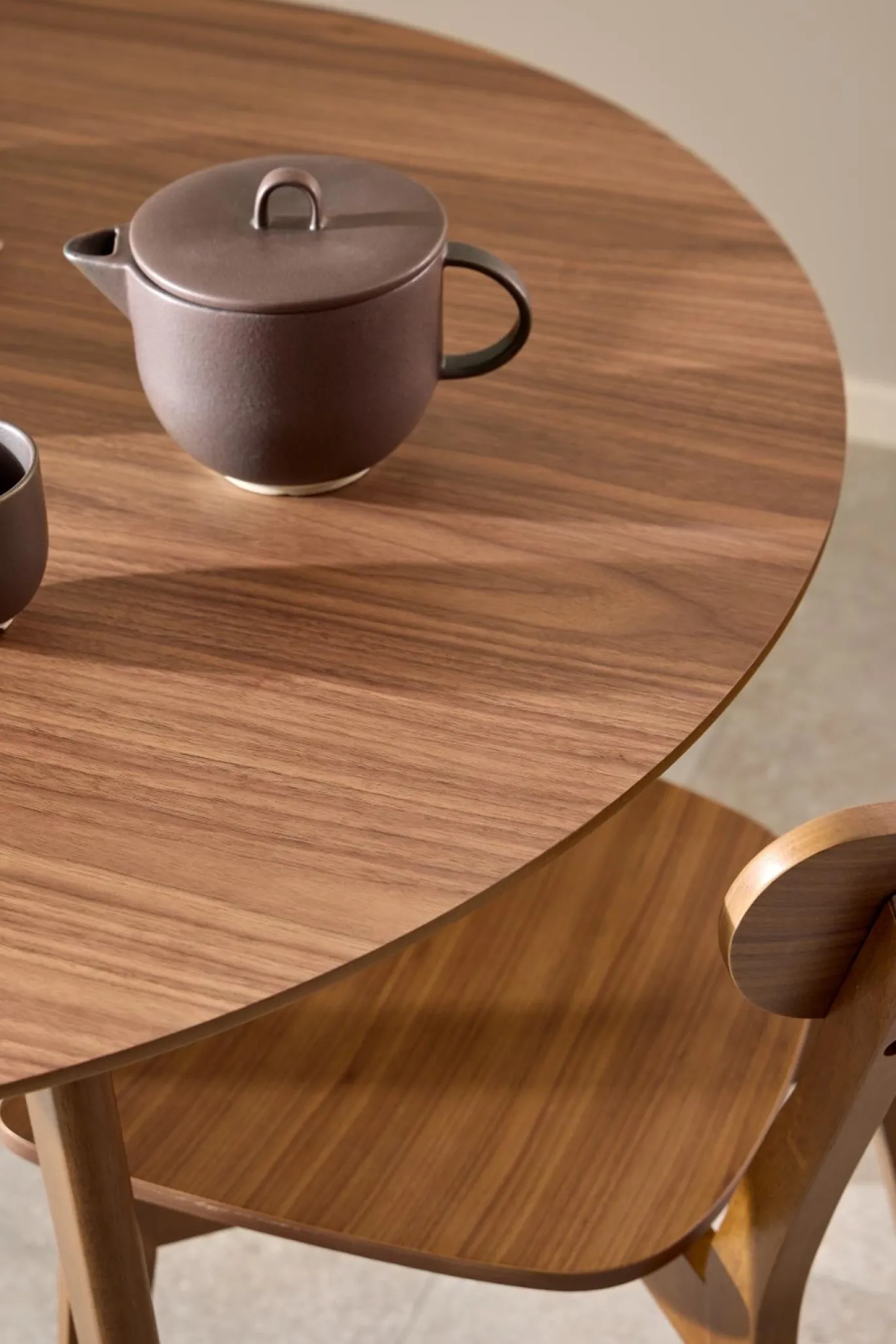 Eetkamerstoel Levi Walnut Fineer Mat - Giga Living