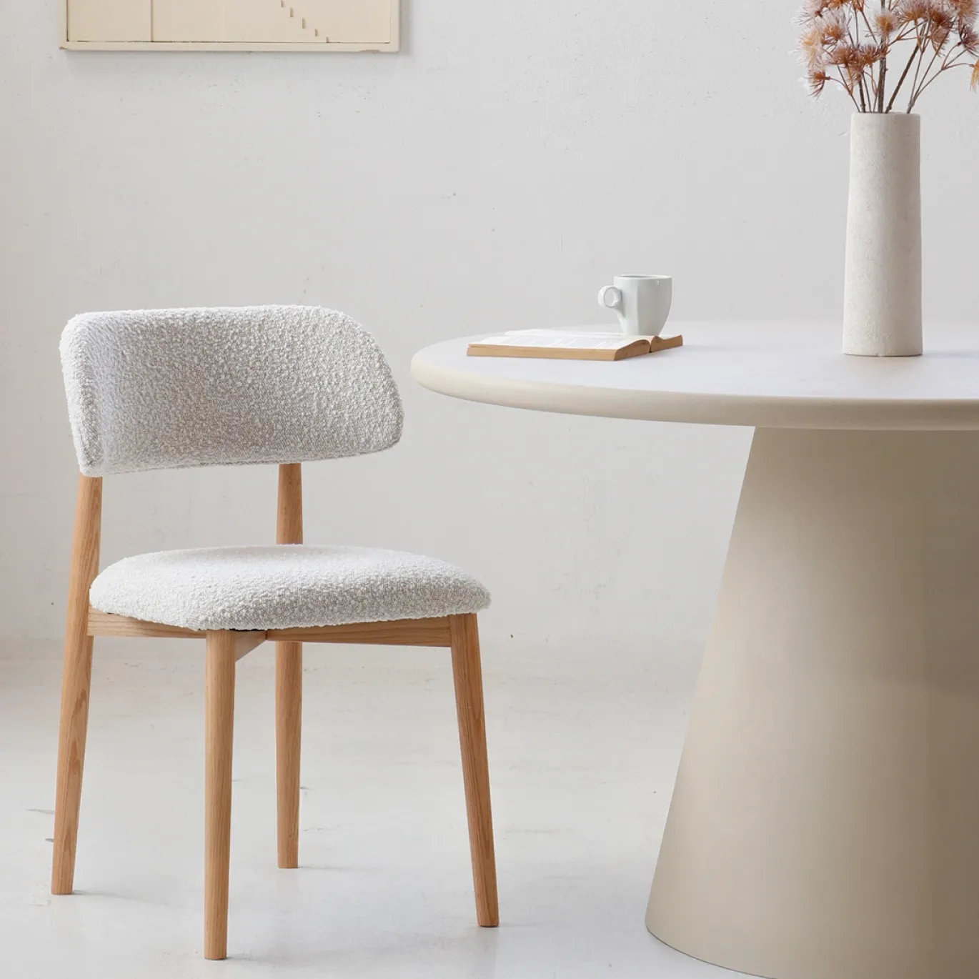 Eetkamerstoel Lexi Beige Eiken - Giga Meubel