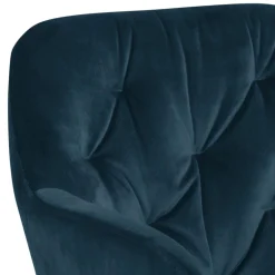 Eetkamerstoel Lida Met Armleuning Navy Blauw - Giga Living