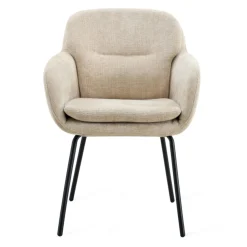 Eetkamerstoel Livia Naturel Taupe - Giga Meubel