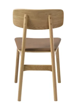 Eetkamerstoel Livo Tan Pu Naturel Eiken - Giga Living