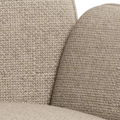 Eetkamerstoel Lorin Met Armleuning Basel Beige Set van 2 - Giga Living