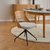 Eetkamerstoel Lucas Swivel Beige - Giga Living