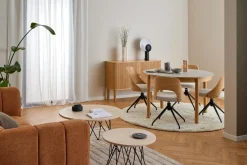 Eetkamerstoel Lucas Swivel Beige - Giga Living
