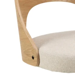 Eetkamerstoel Lucas Swivel Beige - Giga Living