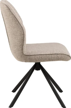 Eetkamerstoel Marouan Monza Beige Draaibaar - Giga Living