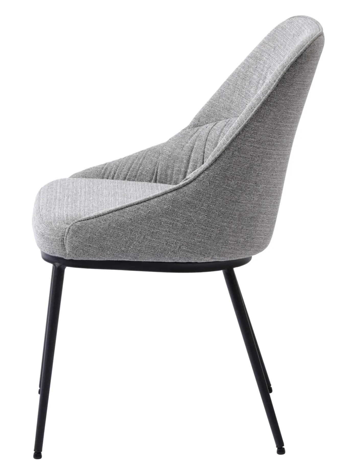 Eetkamerstoel Meridian Mid Grijs Tweed - Giga Living