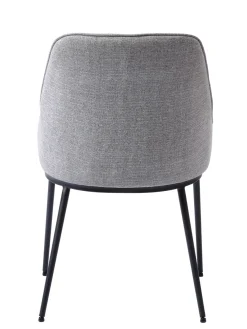 Eetkamerstoel Meridian Mid Grijs Tweed - Giga Living