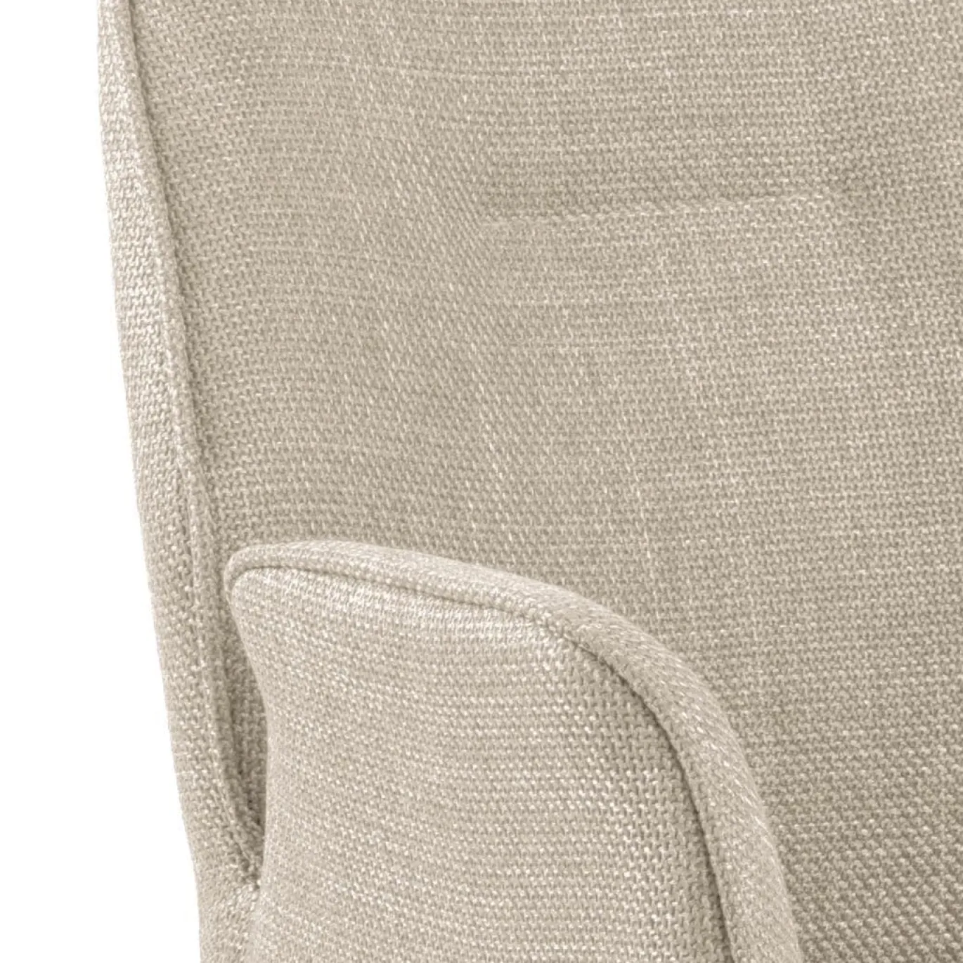 Eetkamerstoel met Armleuning Marouan Beige - Giga Living