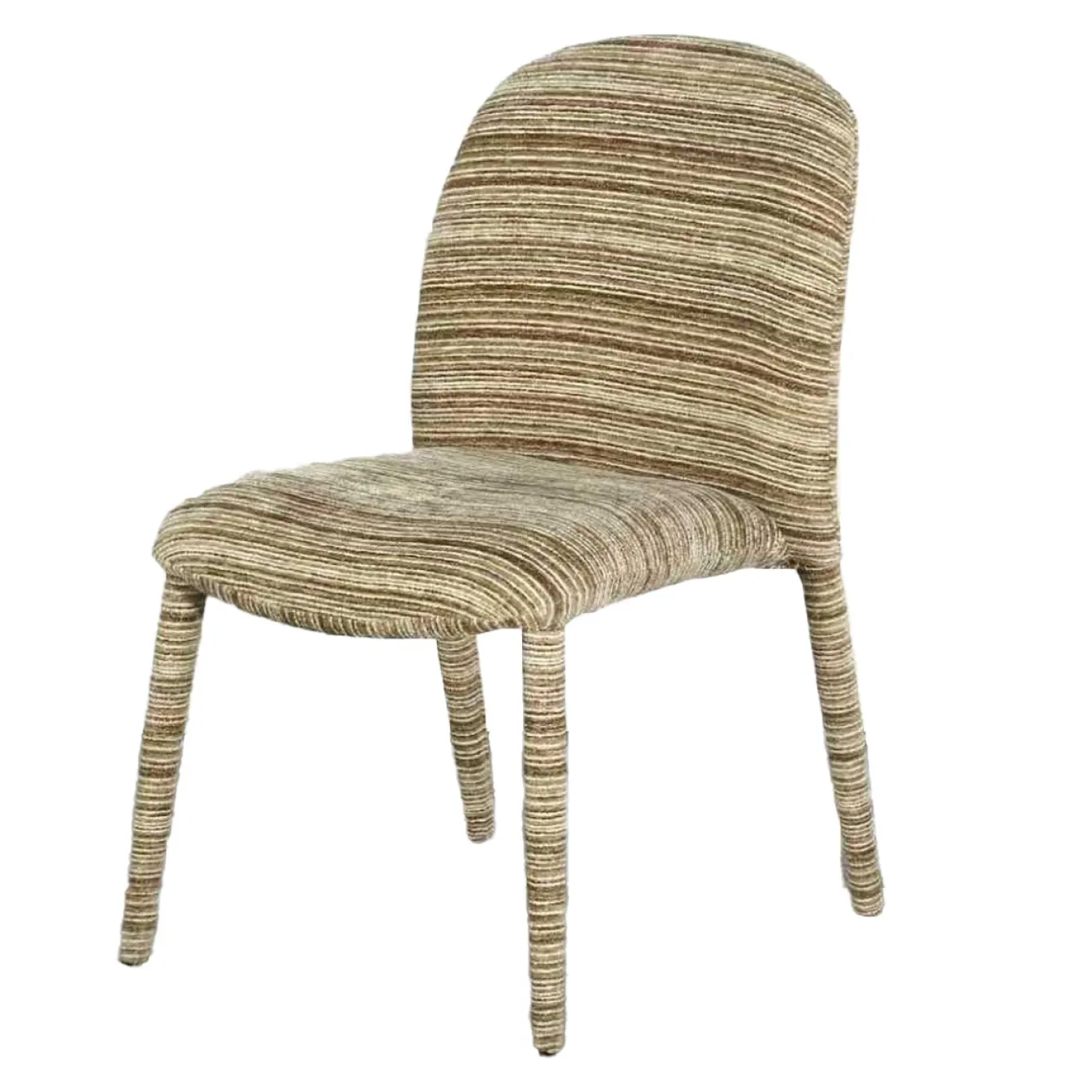 Eetkamerstoel Mia Taupe Chenille - Giga Meubel