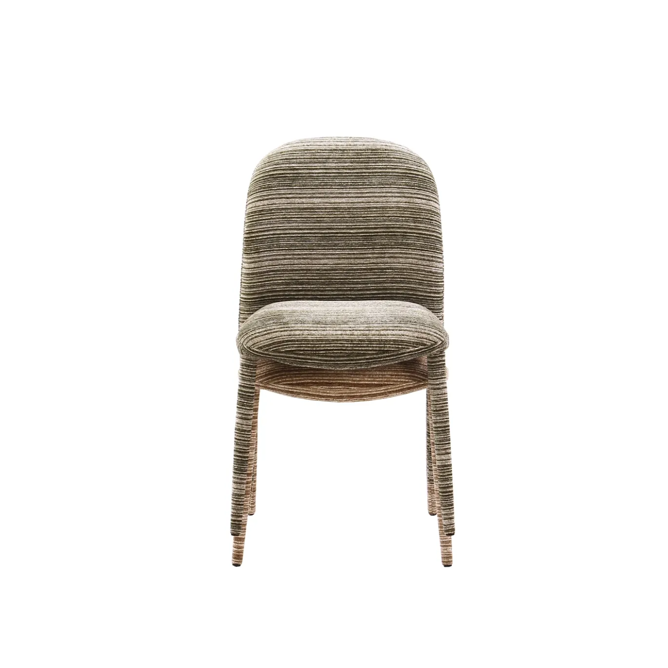 Eetkamerstoel Mia Taupe Chenille - Giga Meubel
