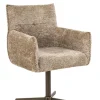 Eetkamerstoel Milano Be Lovely Naturel Iras Draaibaar Anodic