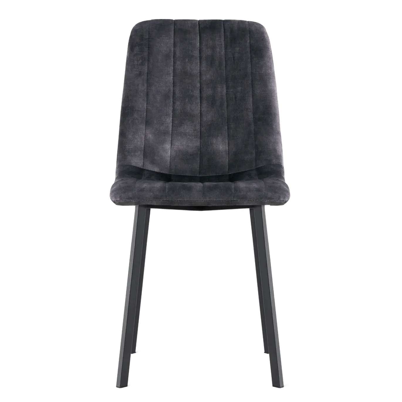 Eetkamerstoel Minsk Velvet Antraciet - Giga Meubel
